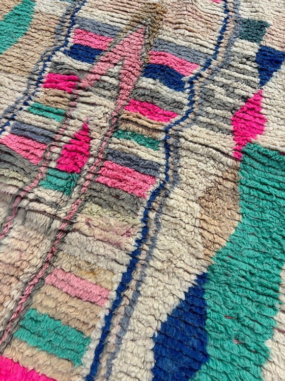Image 1 of Handgewebter, farbenfroher Boujaad-Teppich, 200 x 300 cm, authentische marokkanische Berberwolle