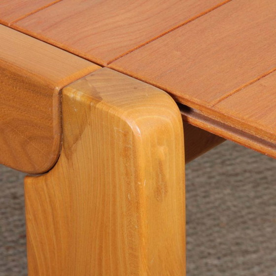 Image 1 of Mesa de comedor de olmo para Maison Regain, 1970