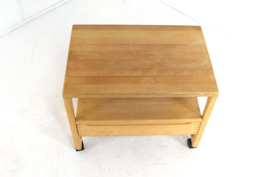 Image 1 of Brink møbler Gelsted oak trolley 'Pjedsted' vintage Danish oak