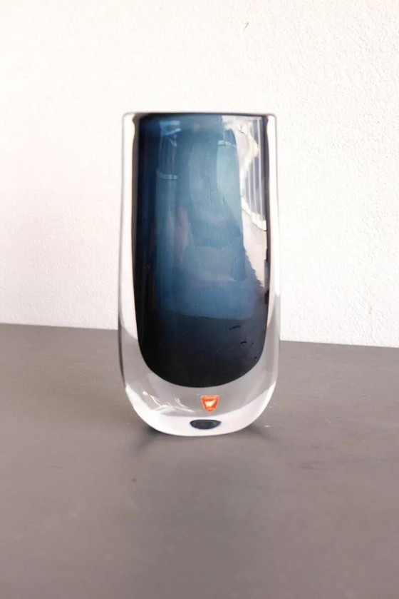 Image 1 of Vase en verre par Landberg pour Orrefors, set de 2