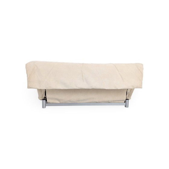 Originele Ligne Roset Multy slaapbank, suède, beige – 2 zitsbanken, Leather (photo 5 of 11)