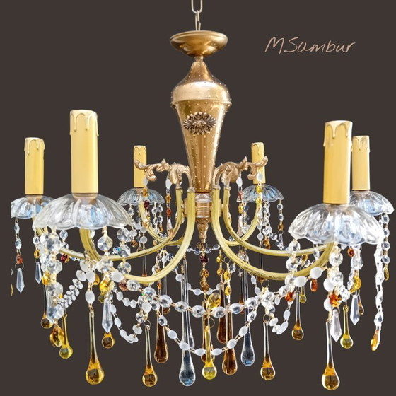 Image 1 of Kerzenleuchter in einem sonnigen Honiggelb