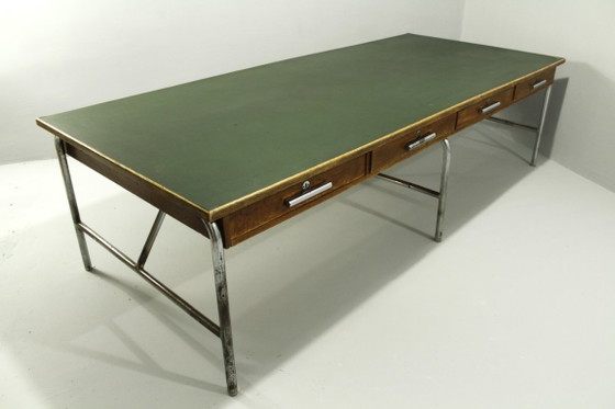 Scrivania Bauhaus Vintage in Rovere, anni '30, II – Scrivanie, Metal (photo 6 of 20)