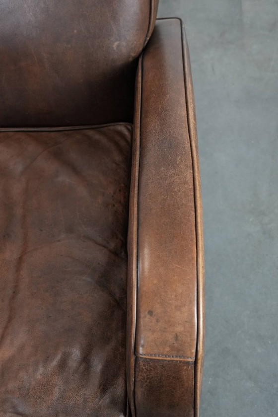 Image 1 of Elegante set di due poltrone in pelle di pecora