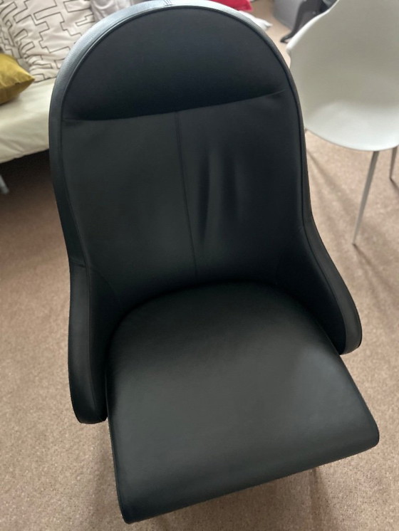 Image 1 of Leren designfeauteul met relaxfunctie