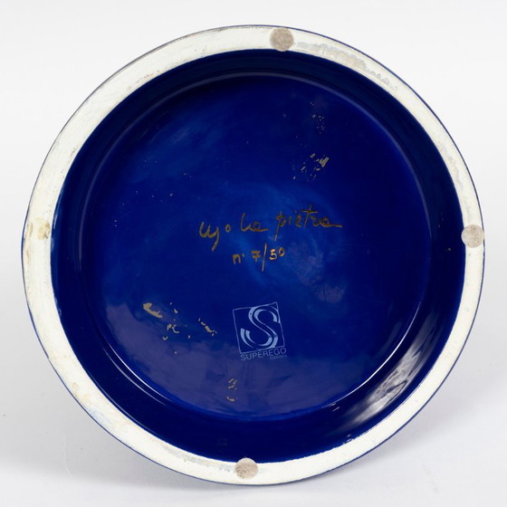 Vase en céramique d'Ugo La Pietra pour Superego Editions, 1990 – Ceramic, Brass (photo 5 of 5)