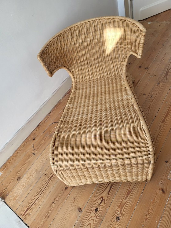 Image 1 of Ikea Savo rotan lounge door Monica Mulder
