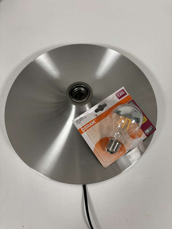 Image 1 of Grote Discus wandlamp ontwerp Charlotte Perriand voor Les Arcs, jaren 70.