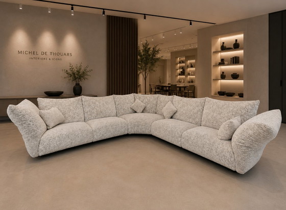 Edra “Standard” Modular Sofa 5 Elements 4 Cushions T 8123 LP 36K – Modulaire banken, Textile (photo 2 of 10)