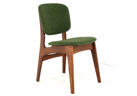 Image 1 of Set van 6 Nederlandse eetkamerstoelen stoelen vintage gestoffeerd
