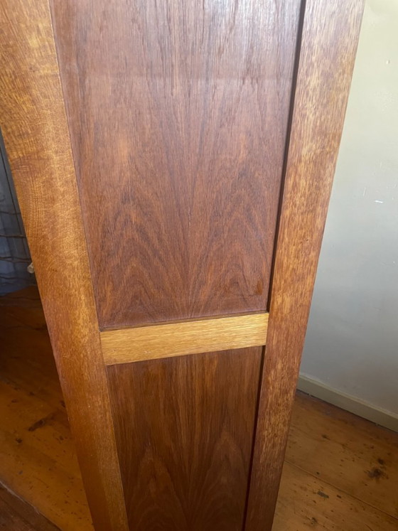 Image 1 of Armario con persiana enrollable Archivador Mueble para música Años 60 Francés