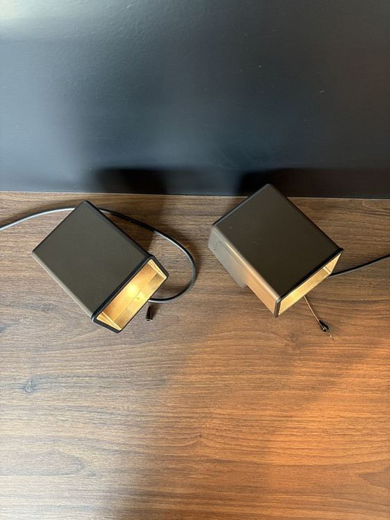 Image 1 of 2 lampade da parete vintage Philips con interruttore a tirante