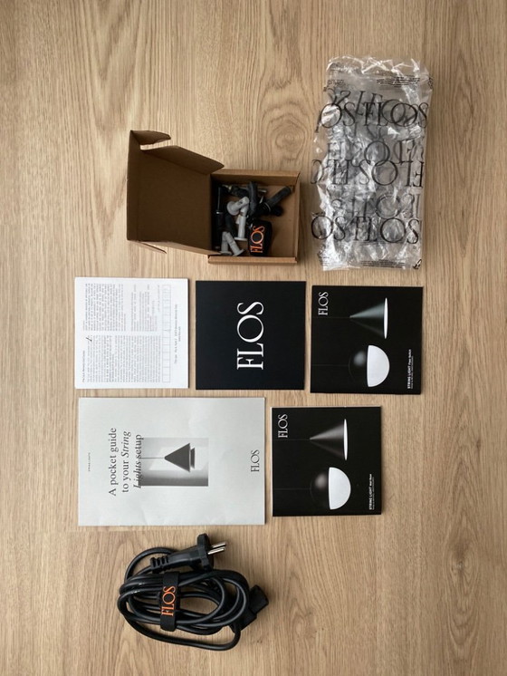 Image 1 of Flos String Light Cone Hanglamp Zwart 12m Touch