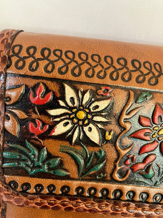 Portafoglio tirolese vintage – Portafogli & piccola pelletteria, Leather (photo 2 of 7)