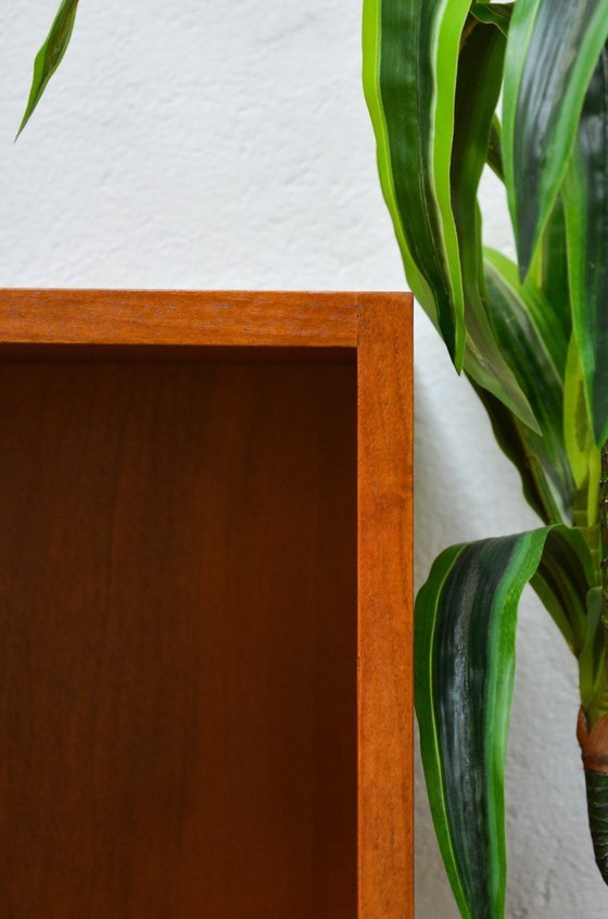 Image 1 of Credenza vintage, mobile HiFi per dischi, ripiano per dischi, mobile basso
