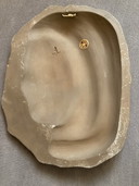Majolika Keramik Wandrelief Wandmaske
