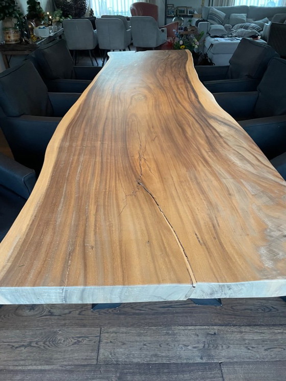 Image 1 of Suar tree trunk table 3 meters