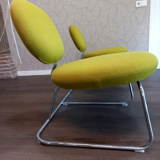 Image 1 of Panchina vintage per sala d'attesa; 2 posti con tavolo