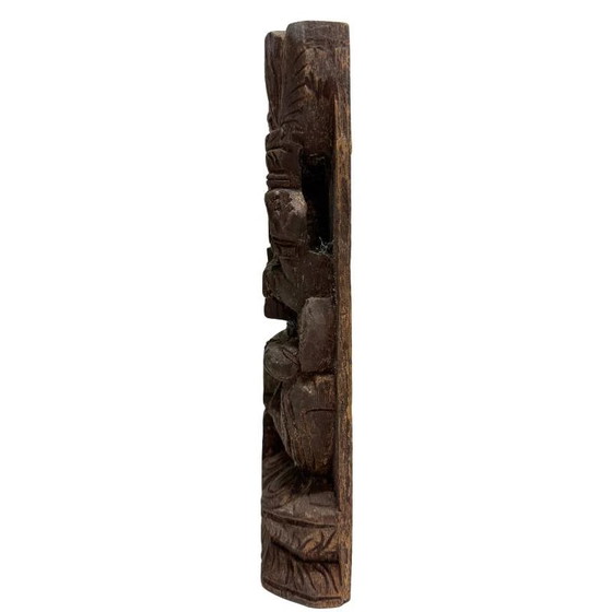 Antikes Holzrelief Parvati Wanddeko – Südindien – Frühes 20. Jahrhundert – Los 451 – Bildhauerei, Wood (photo 3 of 4)