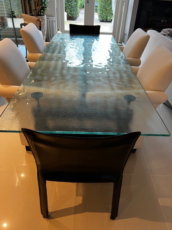 Image 1 of Tavolo Cassina LC6 (piano in vetro fuso)