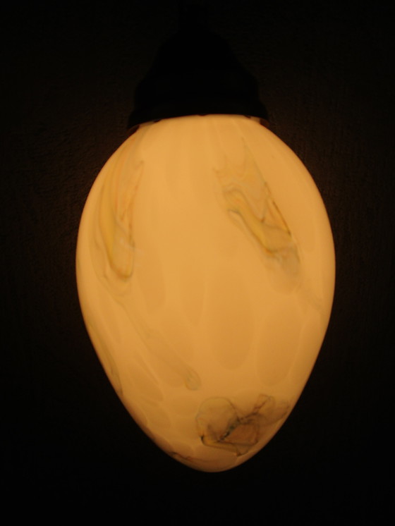 Image 1 of Bellissima lampada a sospensione/lampada da ingresso in opalino