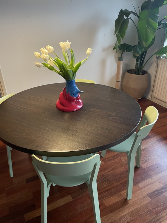Image 1 of Moooi pedestal dining table 120 cm