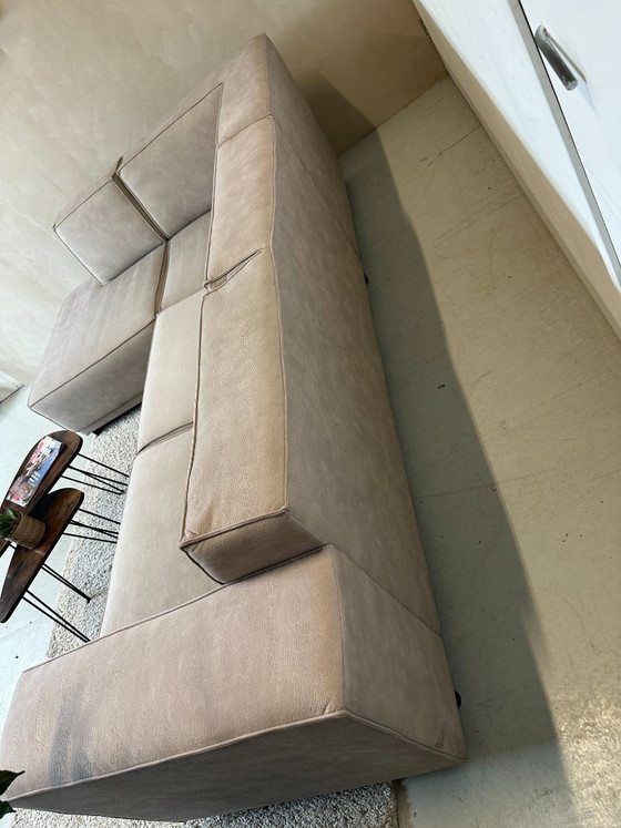 Image 1 of Divano angolare grigio chiaro/crema 280x190 cm