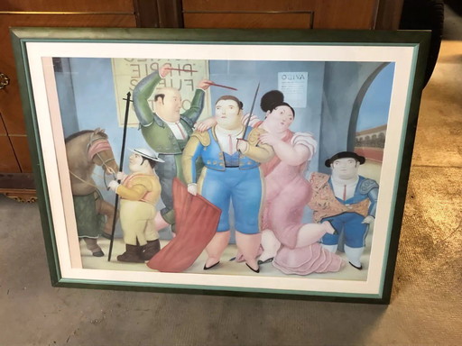 Dipinto di corrida di Fernando Botero