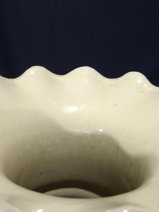 Image 1 of Large polychrome Chinese vase, 45 cm