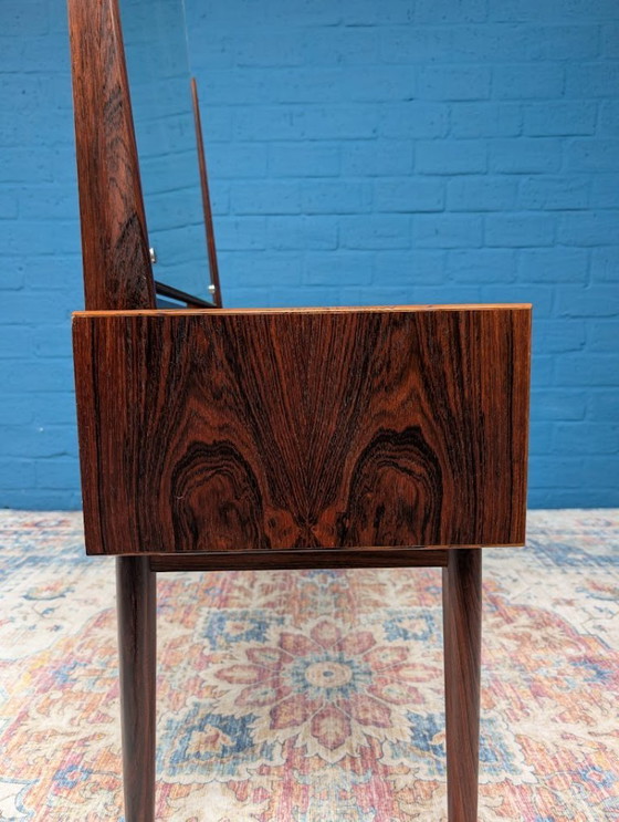 Image 1 of Vintage kaptafel met kruk, Melvin Mikkelsen Møbler, Denemarken, jaren 60