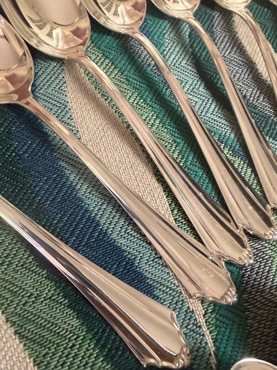 Original BSF Besteck-Set Englisch Chippendale – 156 Teile – 800er Silber – Top Zustand (photo 11 of 12)