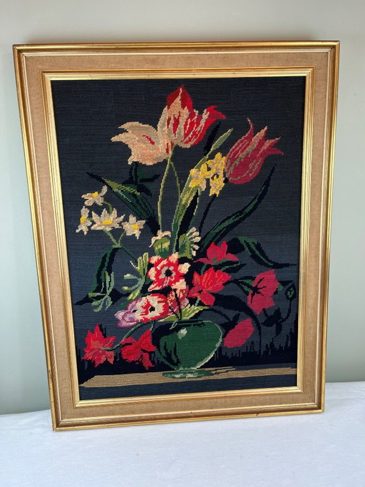Arazzo vintage bouquet di fiori