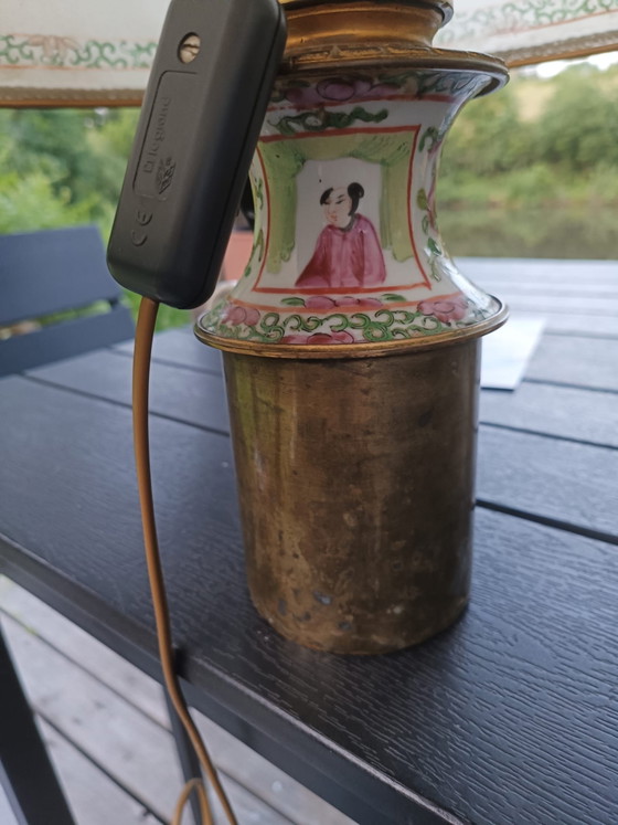Image 1 of Canton Porcelain Lamp