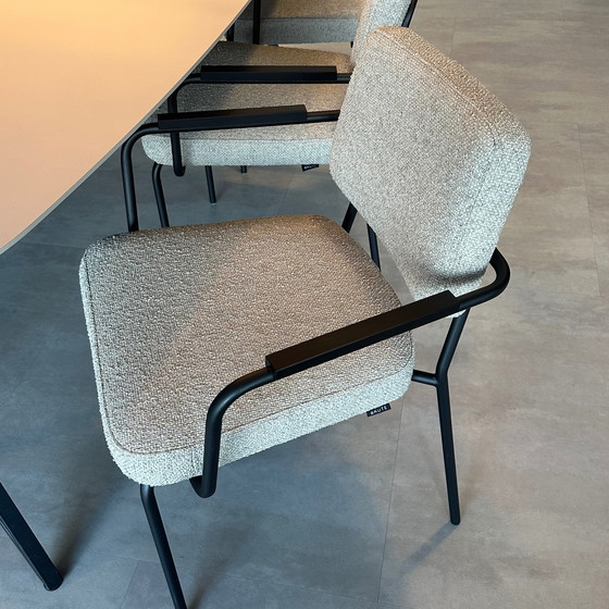 Image 1 of Brute Studio Luma eetbank met eetkamerstoel (set van 3)