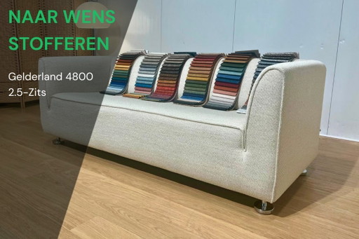 Canapé Gelderland 4800 2,5 places – Nouveau revêtement sur mesure – 2 zitsbanken, Other