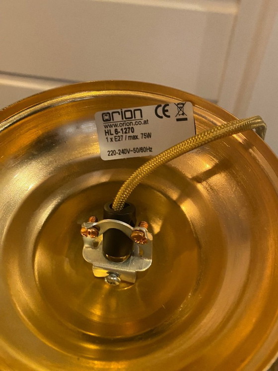 Image 1 of Wit met gouden hanglamp