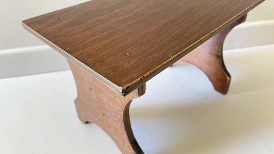 Image 1 of Vintage houten krukje