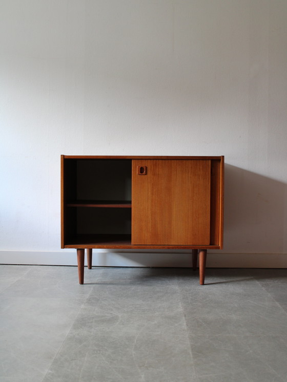 Image 1 of Vintage Deens platenspelerkast in teak