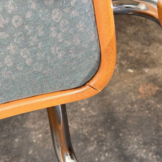 Image 1 of Ensemble de 4 chaises rembourrées de style Cesca par Stol Kamnik, années 1960
