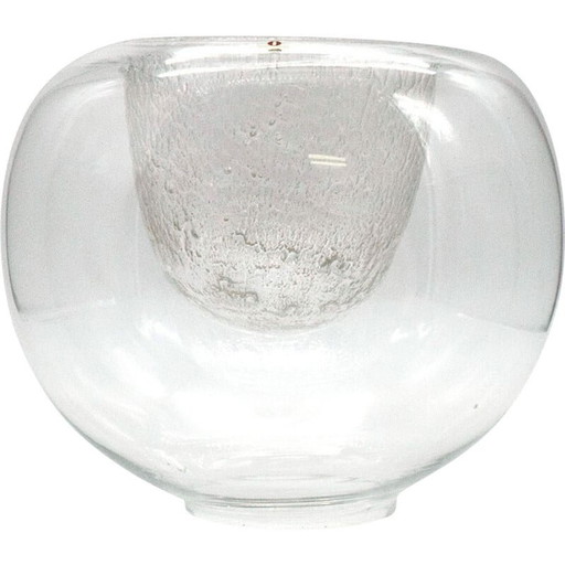 Centre de table en cristal vintage par Tapio Wirkkala pour Littala, 1970