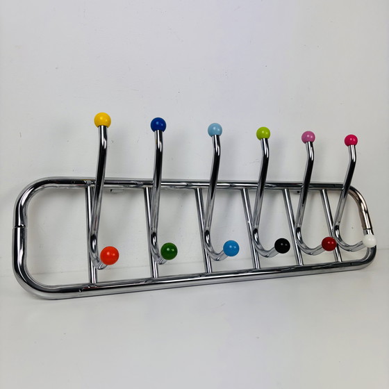 Image 1 of Appendiabiti da parete originale Sputnik cromato