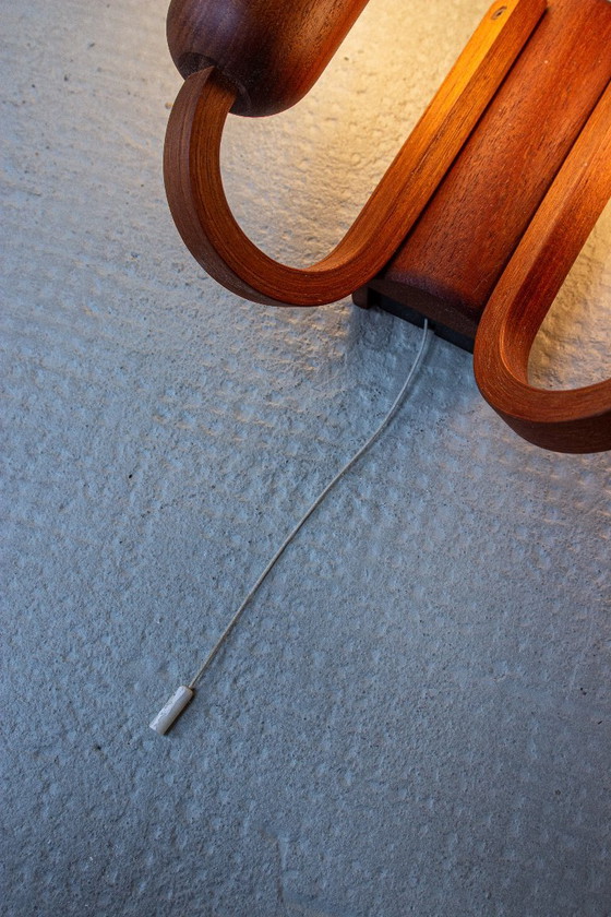 2 apliques de pared Domus, madera de teca, diseño danés, mediados de siglo (años 60). – Wood (photo 9 of 15)