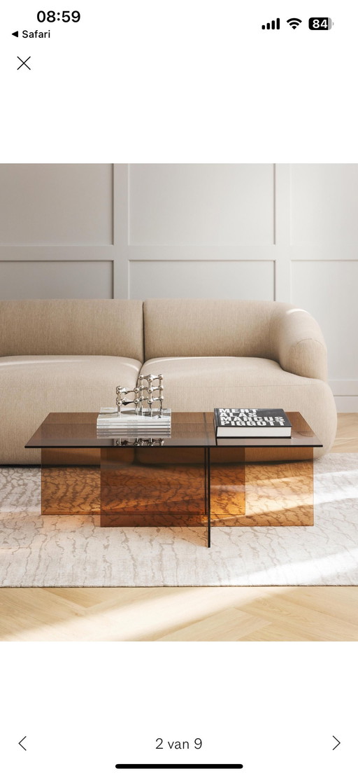 Westwing Anouk Glazen Salontafel