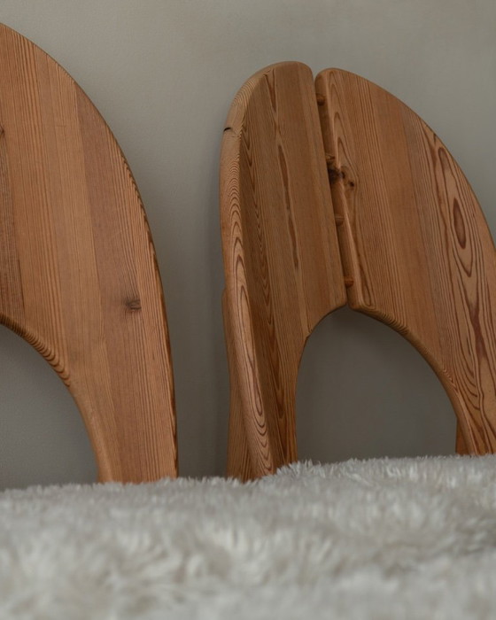 Image 1 of Vintage Danish Pine Dining Chairs (Set of 4) | Niels Koefoed Style | Rustic Scandinavian Modern | 1970s–80s