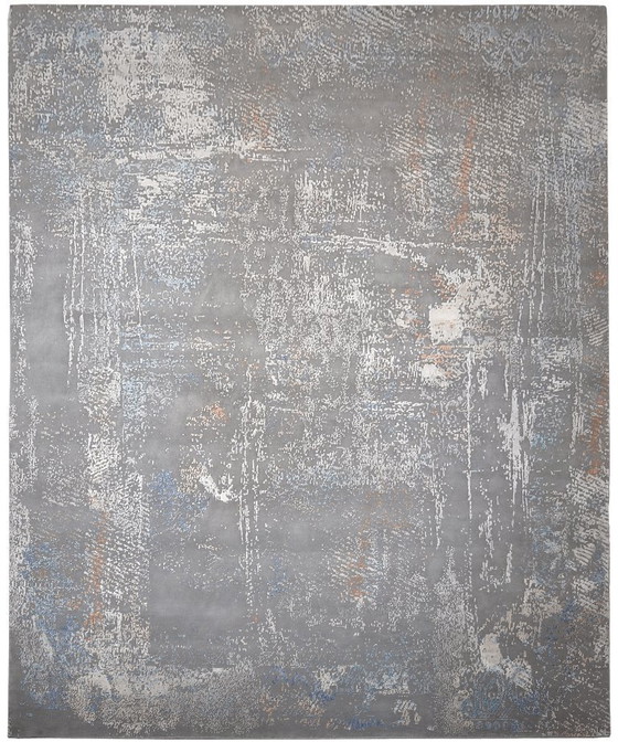 Image 1 of Riviera Erased Grey/ Blue Tapijt 4434