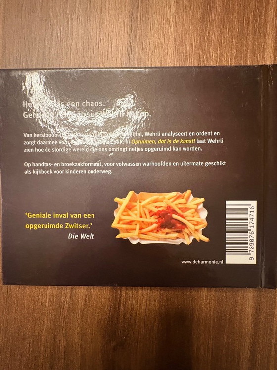 Image 1 of Twee afbeelding op canvas uit “Opruimen, dat is de kunst”