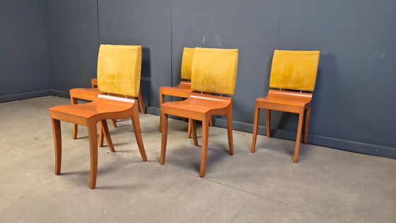 Image 1 of Set aus 6 Finn-Esszimmerstühlen von Ligne Roset, 1990er Jahre