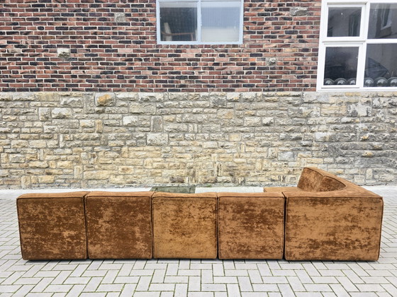 Image 1 of Modulaire bank, vintage jaren 60/70, banken, fauteuils, zitgroep in mid-century stijl, suite, sofaset