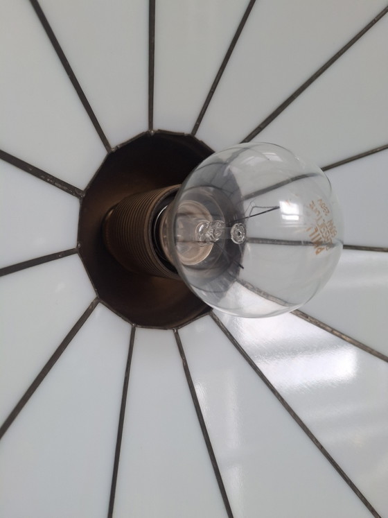 Image 1 of ArtDeco Tiffani vintage hanglamp. 