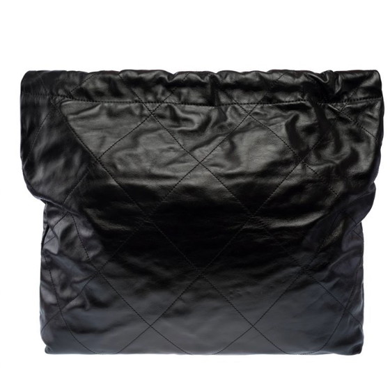 Image 1 of Borsa CHANEL Chanel 22 in cuoio nero - 103377